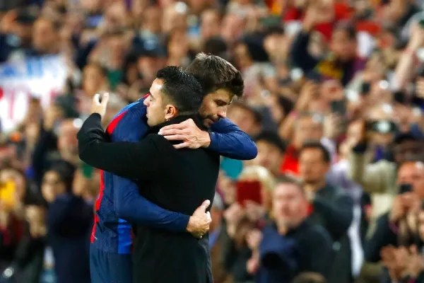 AP Xavi en despedida de Piqué