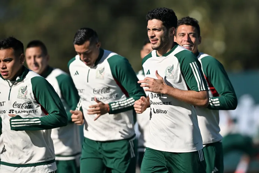 Tricolor en entrenamiento