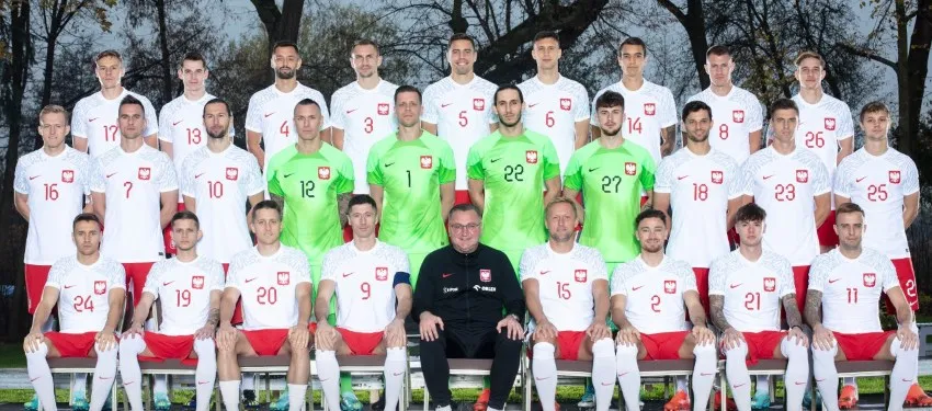 Foto oficial de Polonia previo al Mundial