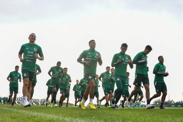 El Tri en entrenamiento
