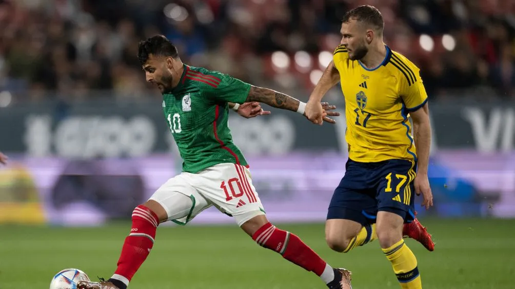 Acciones del México vs Suecia