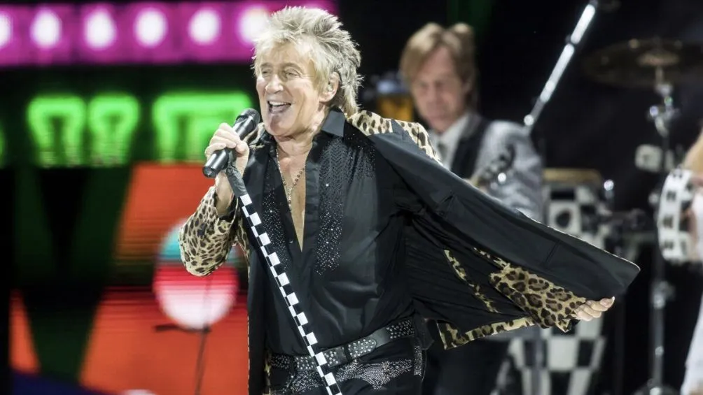 AP Stewart durante un concierto