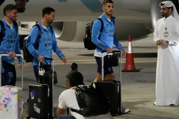 AP La recepción de Argentina en Qatar