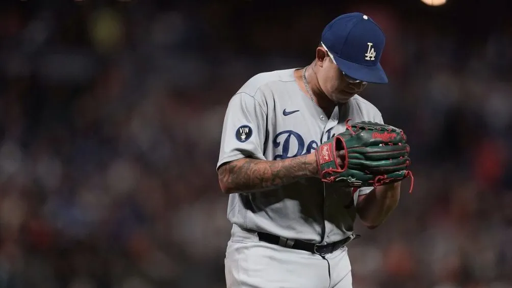 AP Julio durante un juego con Los Dodgers