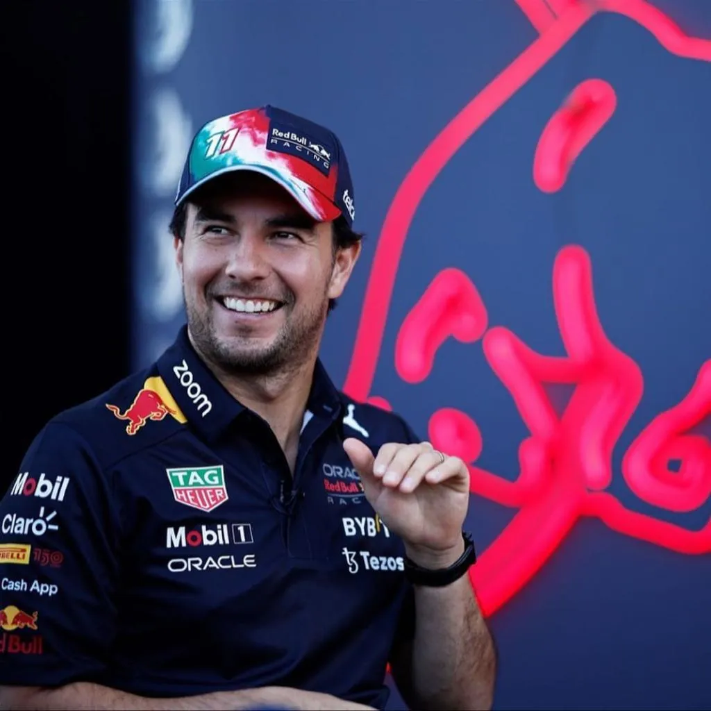 Checo en el GP de México