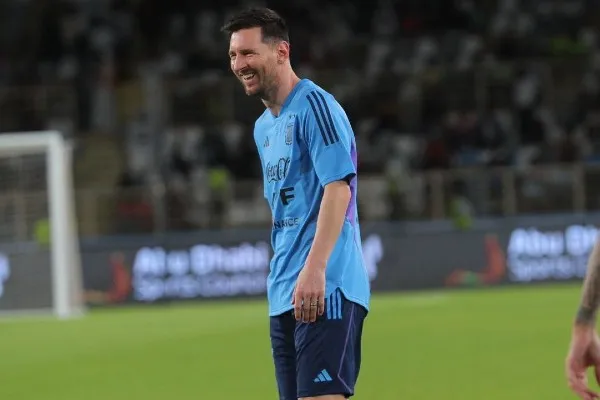 Messi con la Selección Argentina