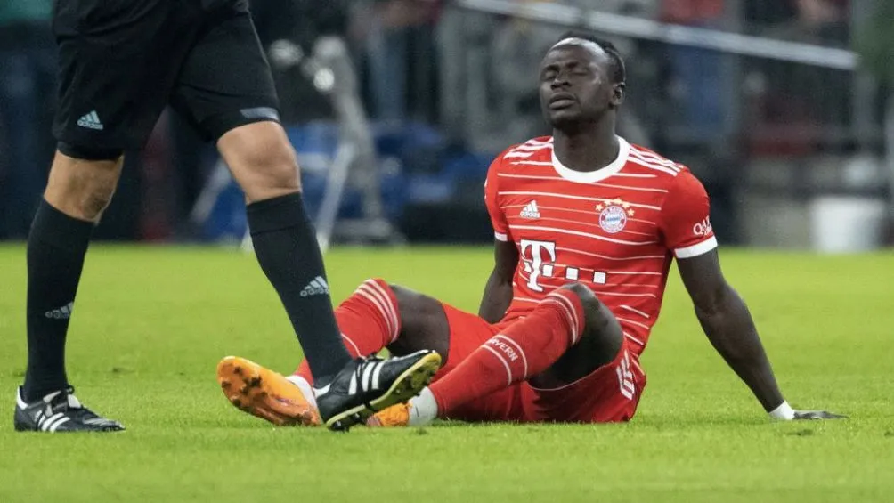 Momento de la lesión ante el Bremen