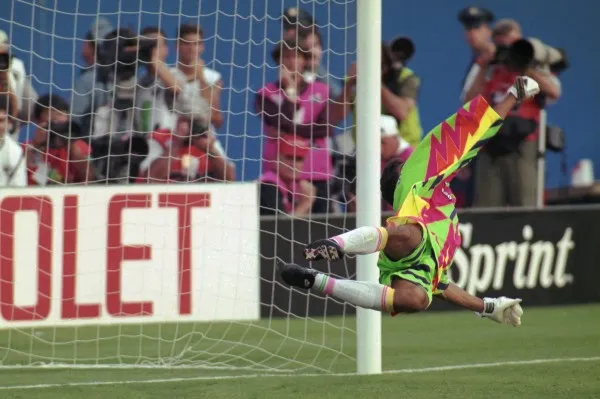 Jorge Campos con la Selección Mexicana en Estados Unidos 1994