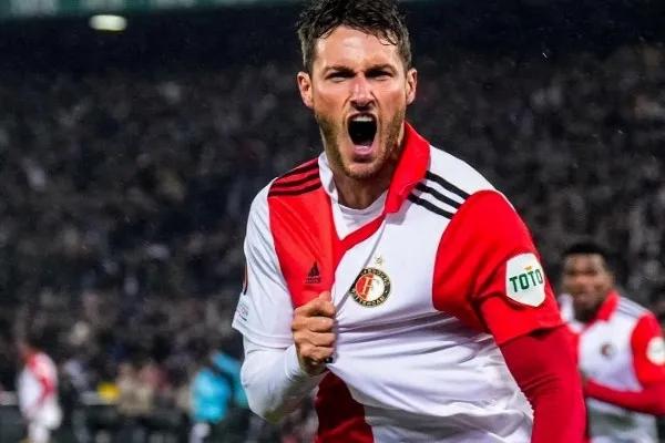 Santi Giménez con Feyenoord