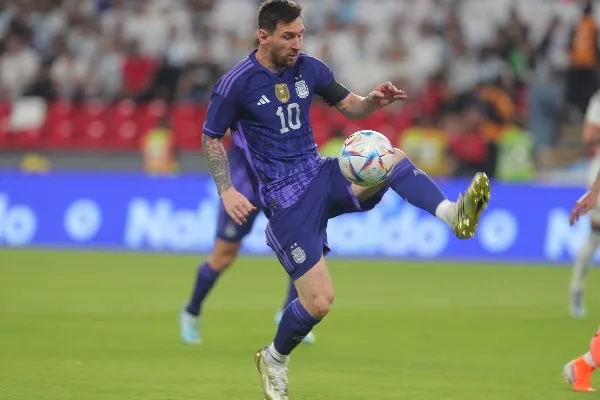 Lionel Messi con Argentina