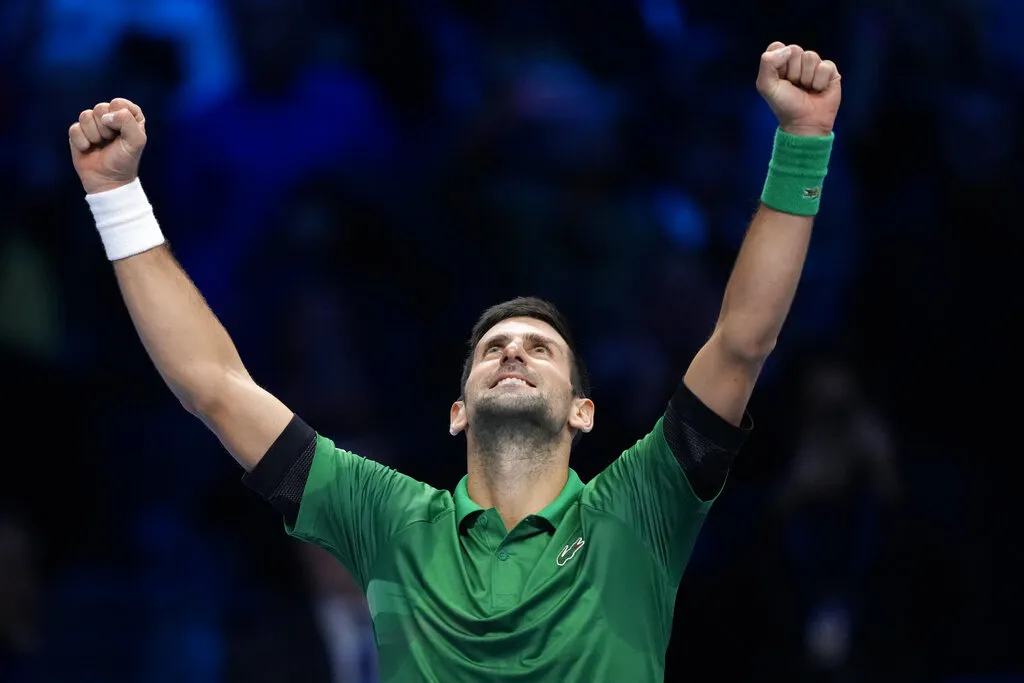 Djkovic celebra su triunfo en el torneo de Maestros