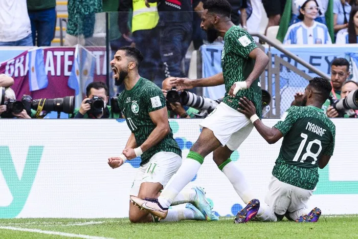 El festejo de Al-Shehri y compañía