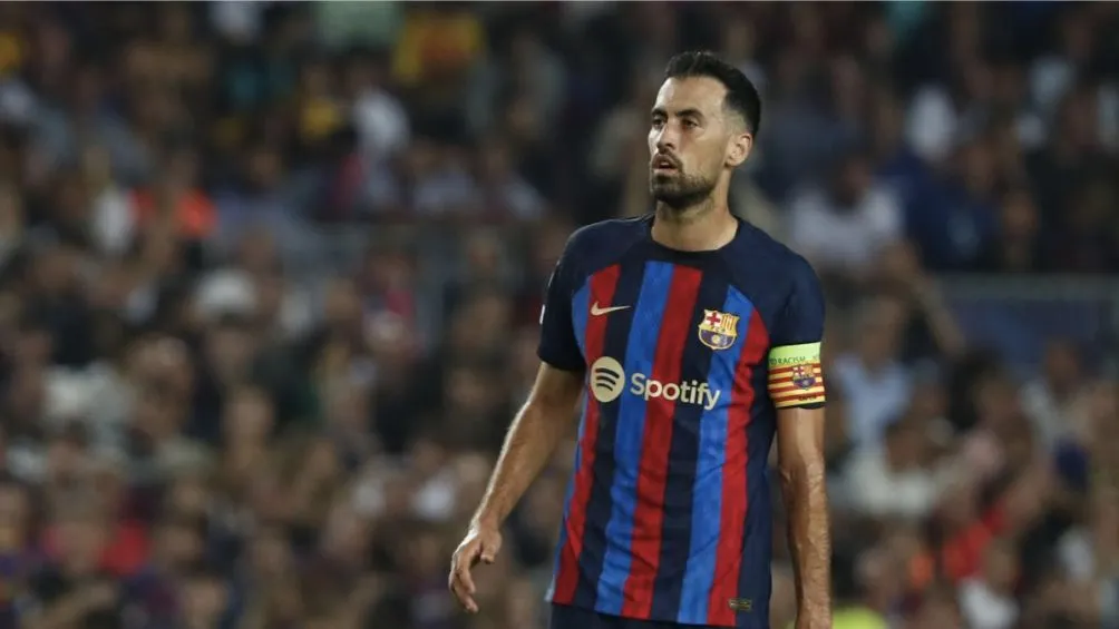 Sergio con el Barcelona