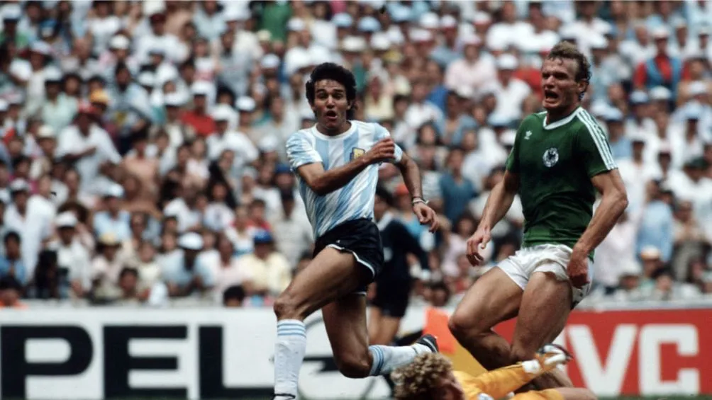 Burruchaga en la Final de Alemania en 1986