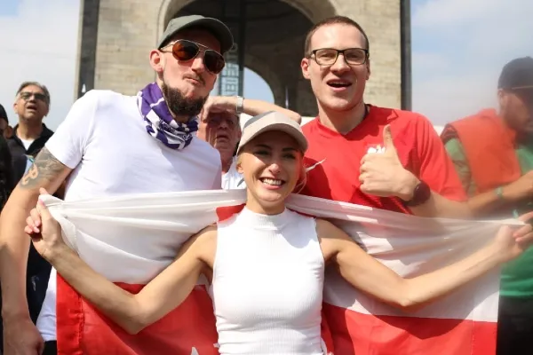 Los polacos también se hicieron presentes