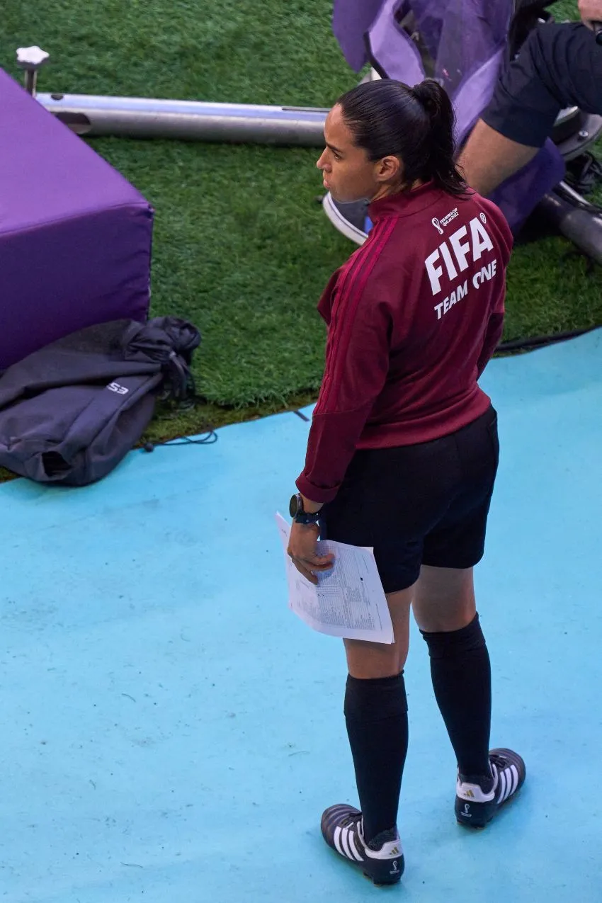 Karen Díaz en su debut en Qatar 2022