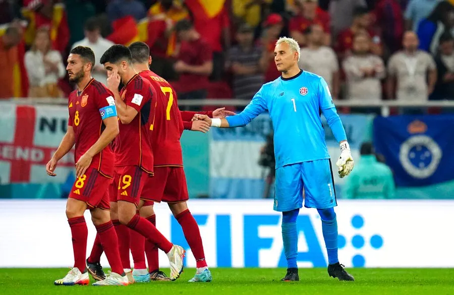 Keylor Navas no pudo evitar la goleada