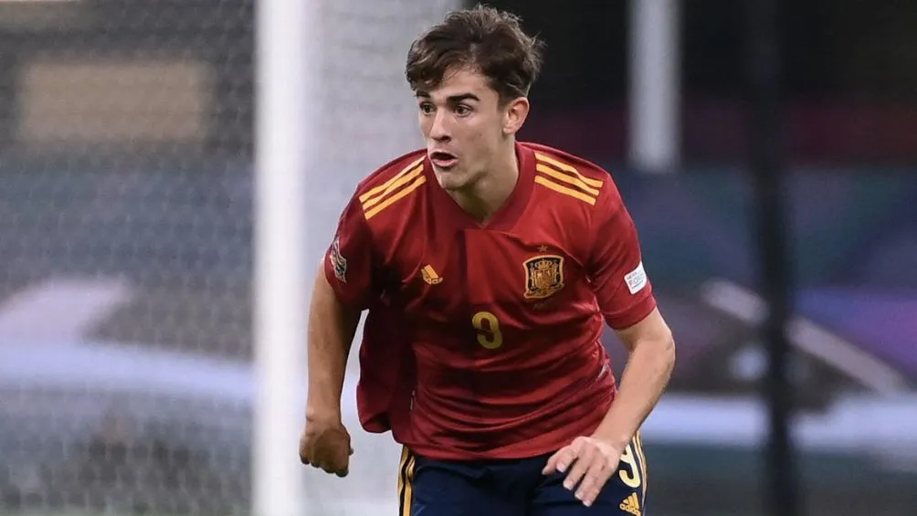 Gavi con la selección española