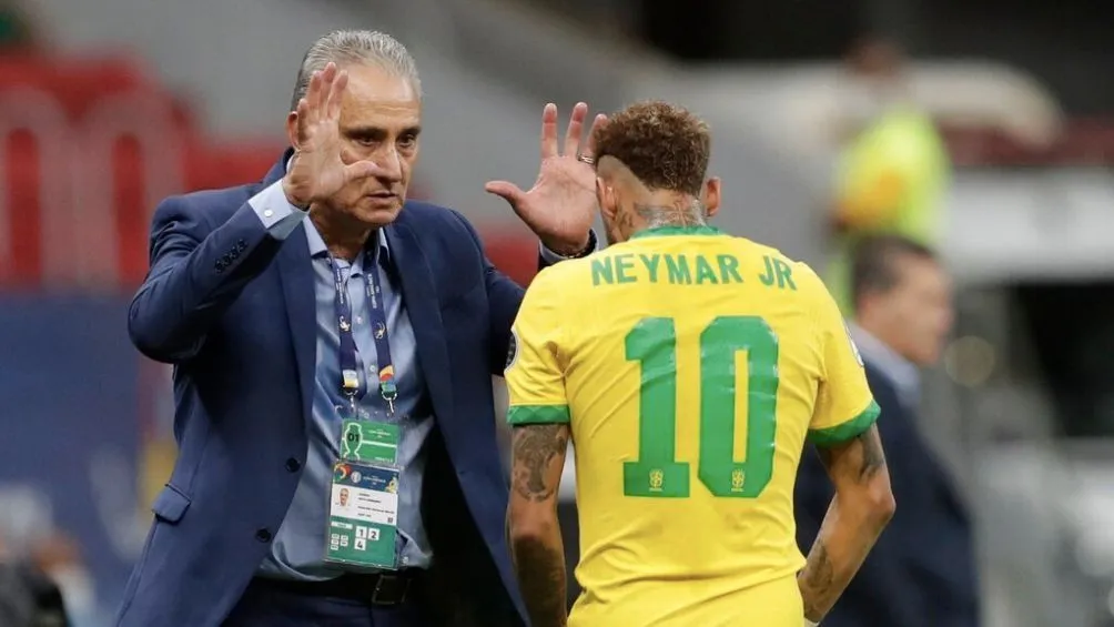 Tité y Neymar