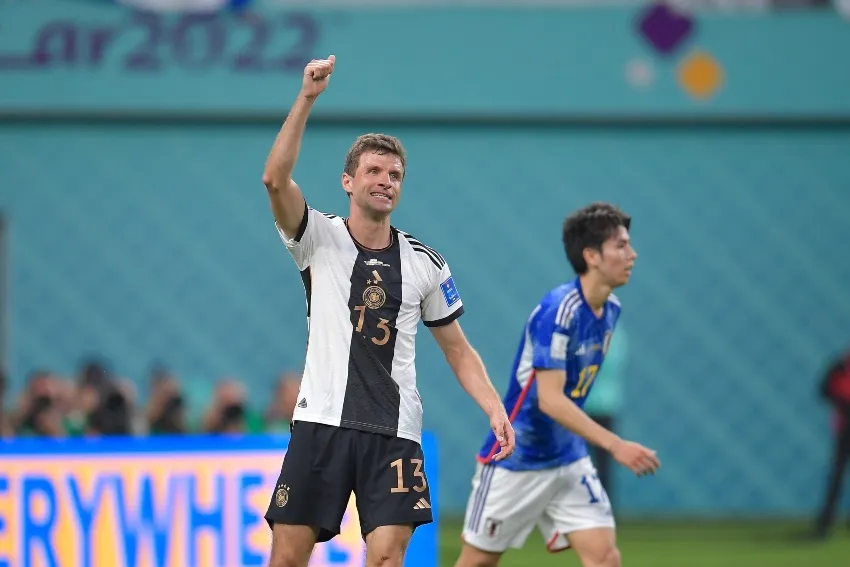Müller en la derrota de Alemania ante Japón