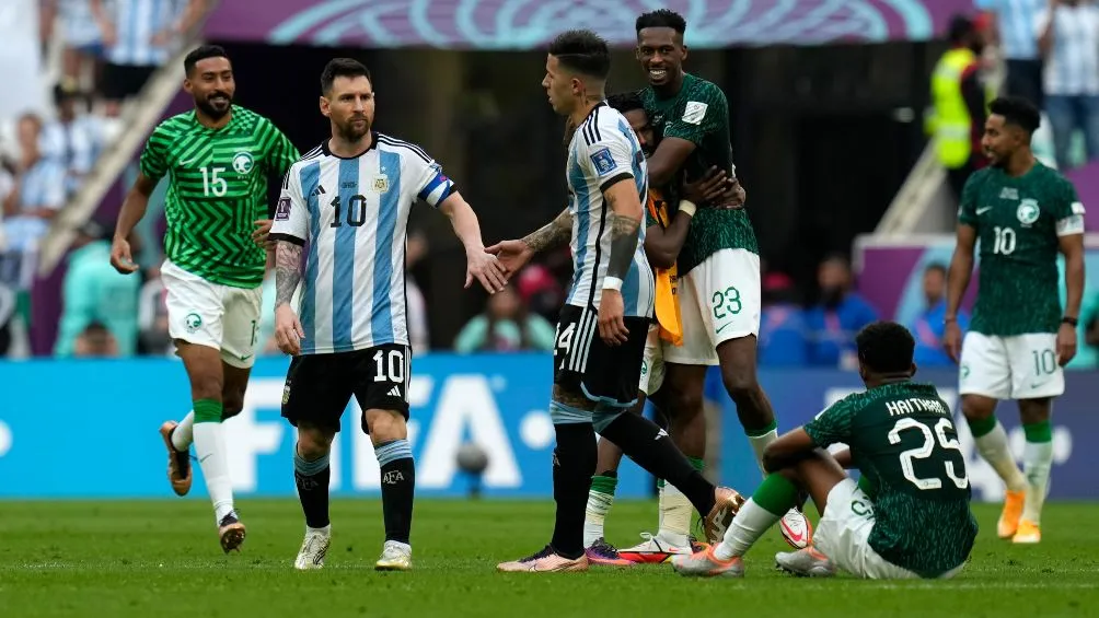 El cuadro argentino se vio sorprendido por el árabe