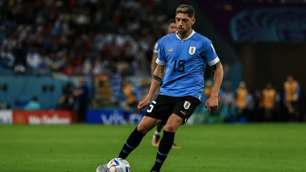 MIGUEL PONTÓN / AGENCIA RÉCORD Federico Valverde en el encuentro ante Corea