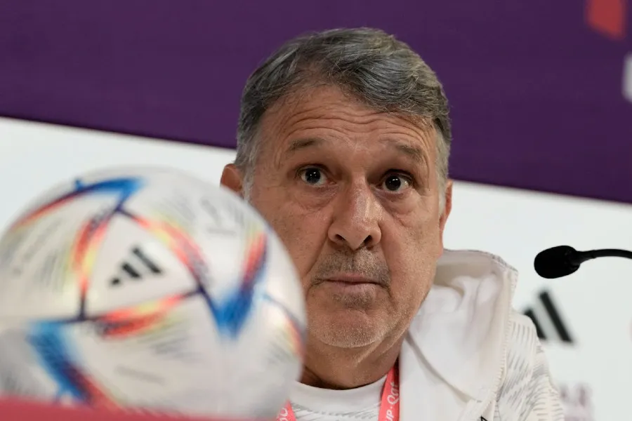 Gerardo Martino en rueda de prensa