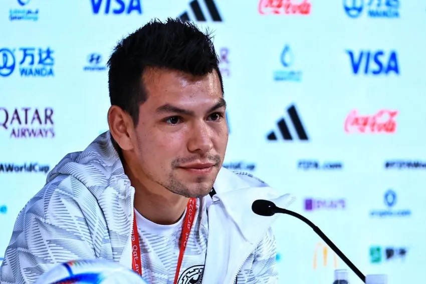 Chucky Lozano en conferencia de prensa