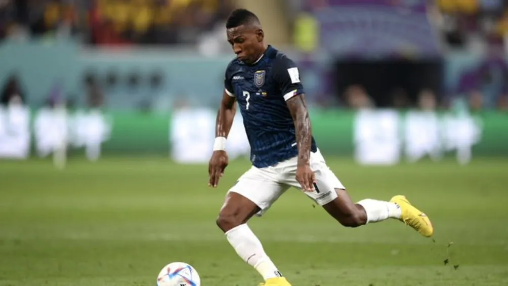 Pervis Estupiñan en el encuentro de hoy