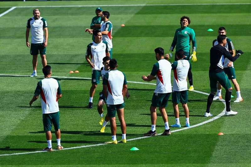 Selección Nacional en entrenamiento