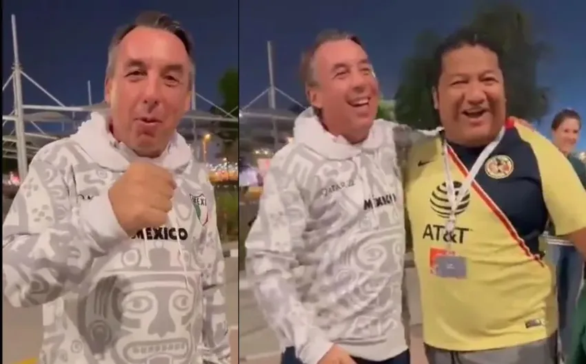 CAPTURA DE PANTALLA Azcárraga en Qatar para el Mundial