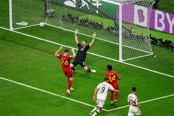 La postal de la anotación alemana