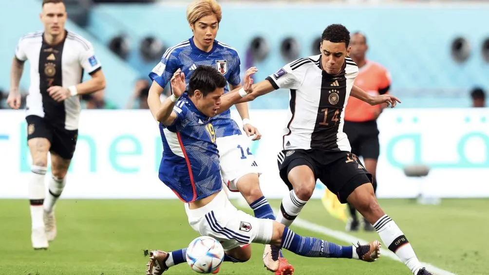 Musiala en el encuentro ante Japón