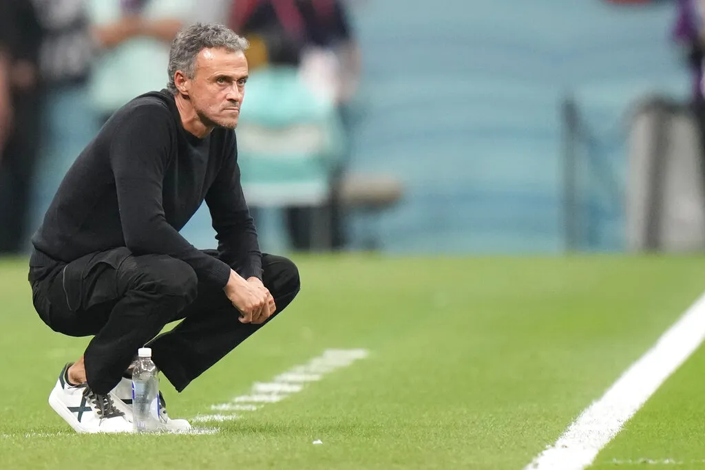 AP Luis Enrique durante el duelo ante Alemania
