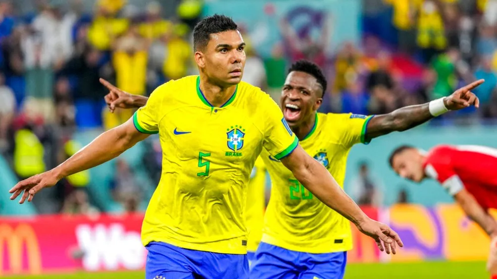 Casemiro marcó gol del triunfo ante Suiza