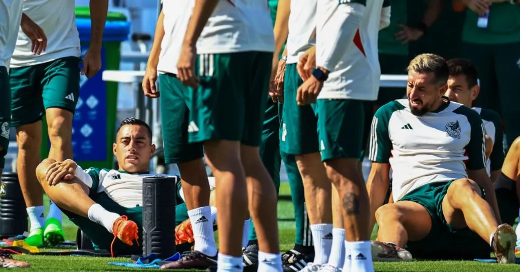 MIGUEL PONTÓN Funes Mori y HH, en práctica del Tri