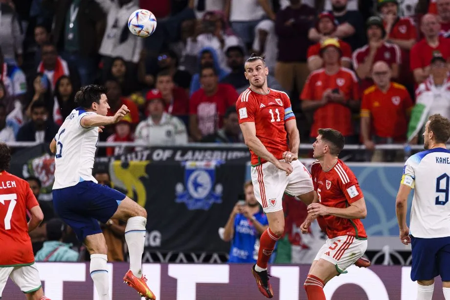 Gareth Bale en el duelo ante Inglaterra