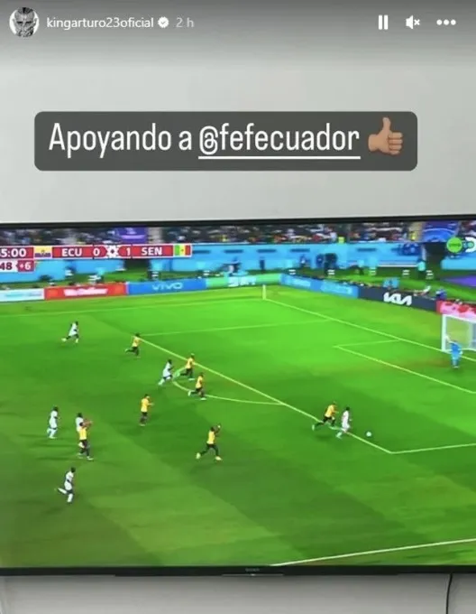 ESPECIAL Arturo Vidal apoyando a Ecuador
