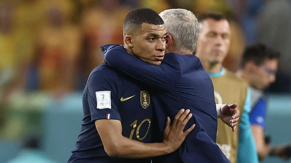 Mbappé y Deschamps