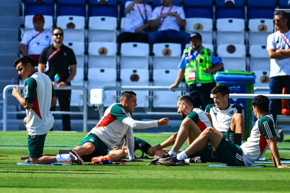 MIGUEL PONTÓN Entrenamiento de la Selección Mexicana