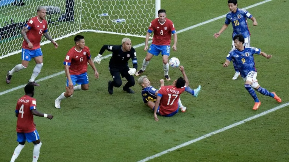 Acciones del Costa Rica vs Japón