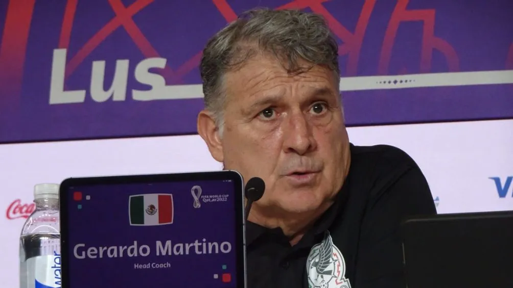 CARLOS PONCE DE LEÓN Martino en conferencia de prensa tras vencer a Arabia