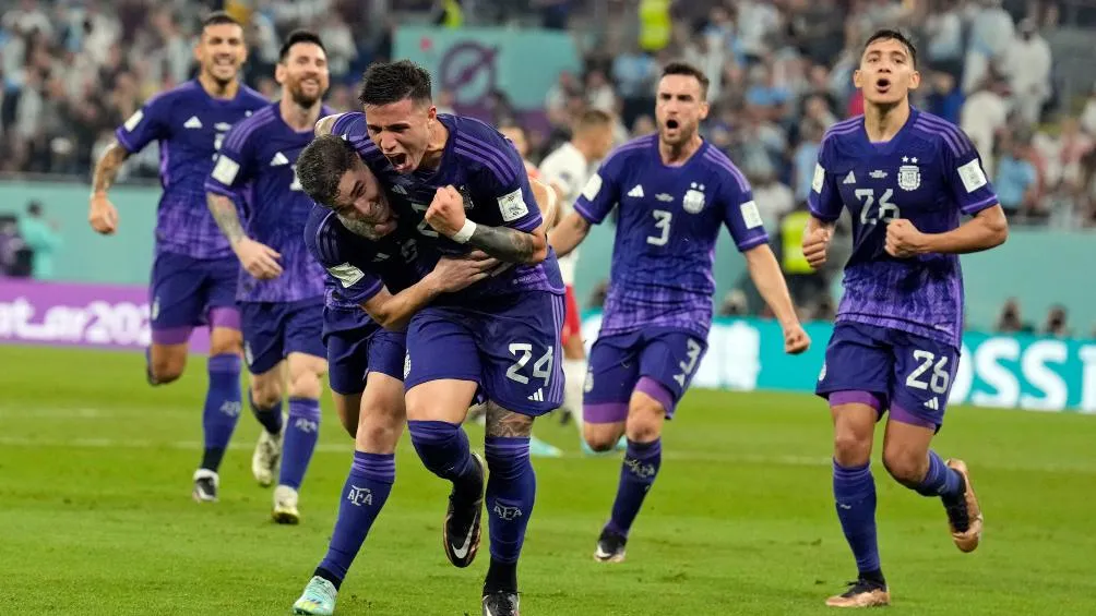 La albiceleste es el líder del Grupo C