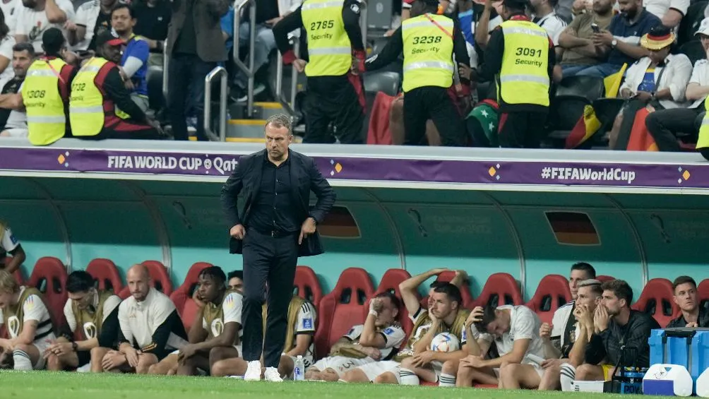 El estratega alemán se mostró molesto con su equipo