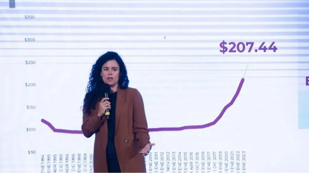 Alcalde durante la conferencia de prensa