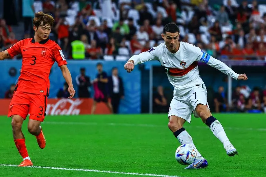 Cristiano Ronaldo jugó hasta minuto 65