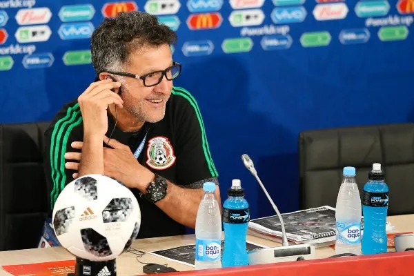 Juan Carlos Osorio con el Tri en 2018