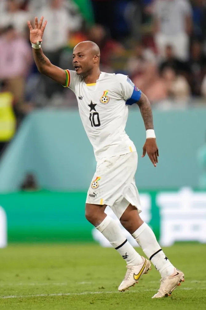 Andre Ayew en el Mundial de Qatar 2022