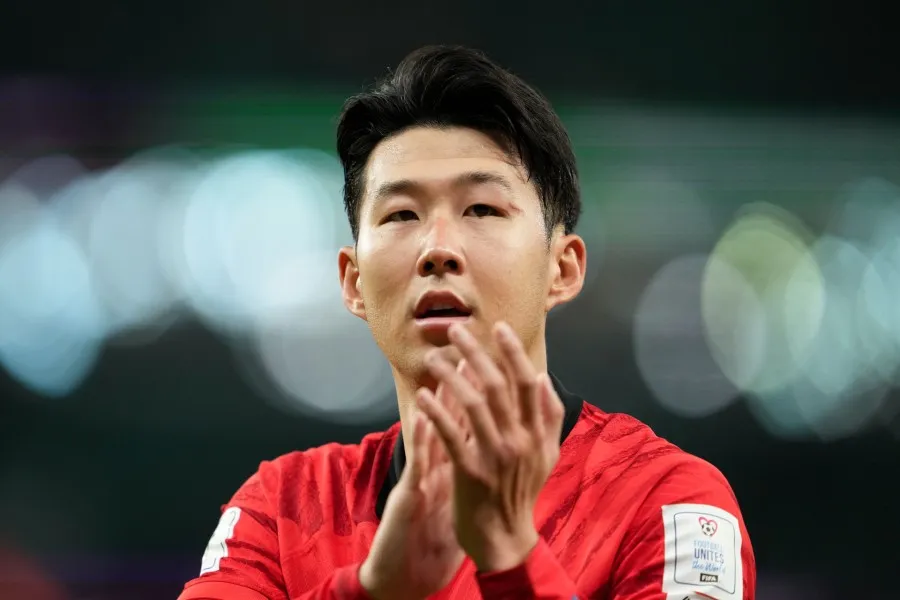 XINHUA Heung Min Son al finalizar el partido ante Portugal