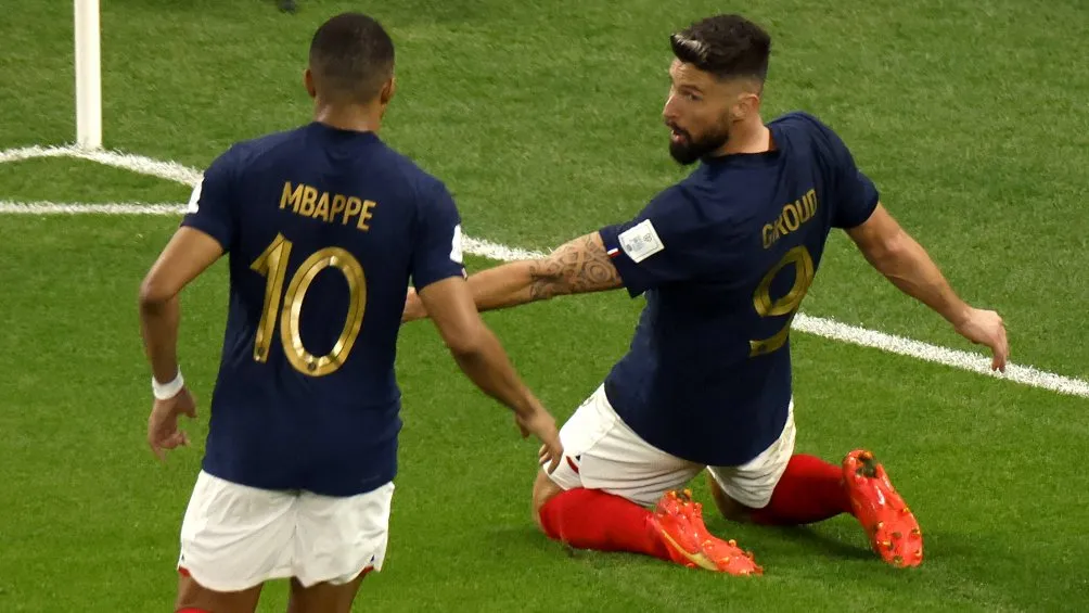 Oliver Giroud abrió el camino para la victoria de Francia